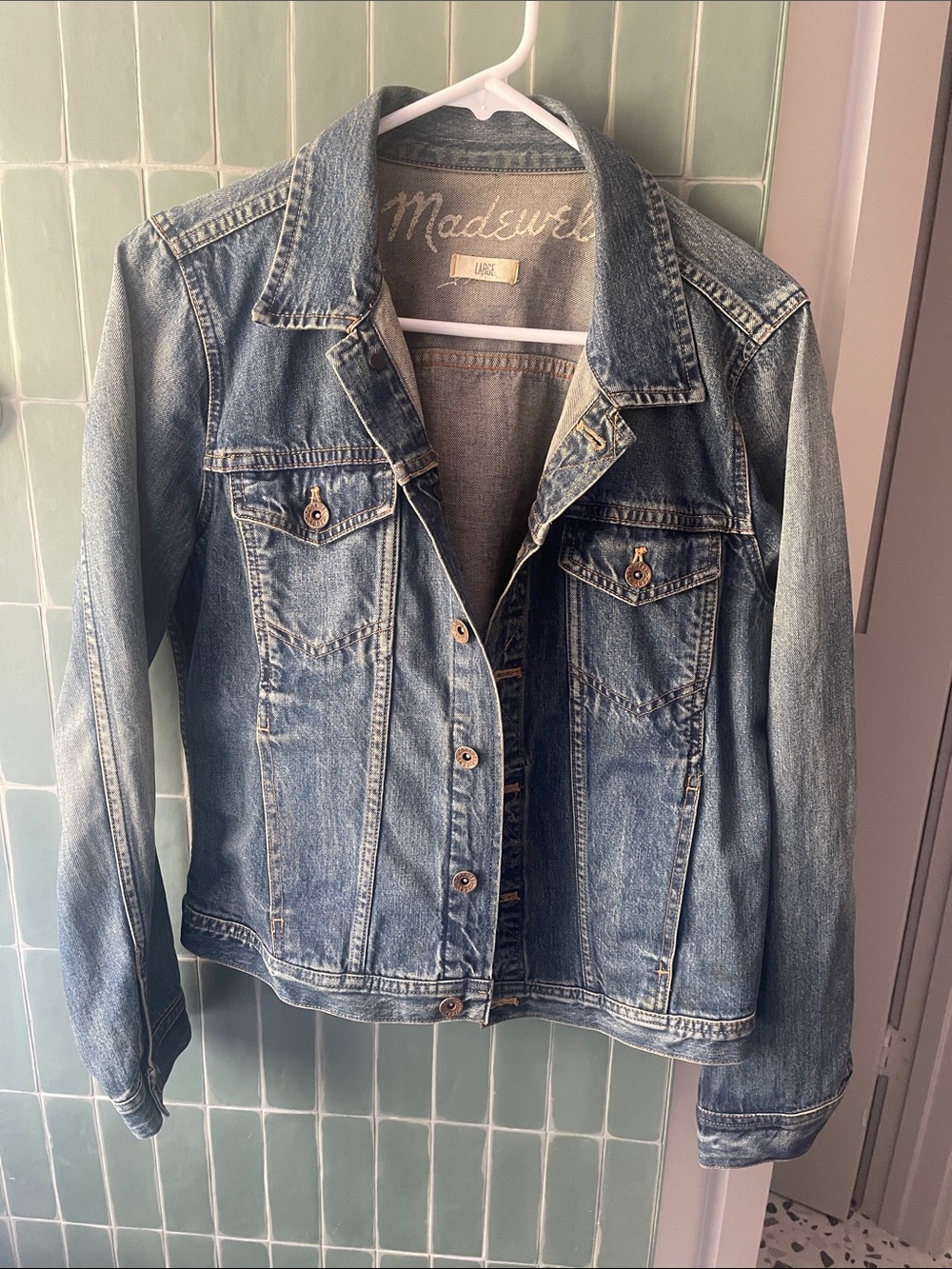 Madewell Classic Light Wash Denim Jacket
